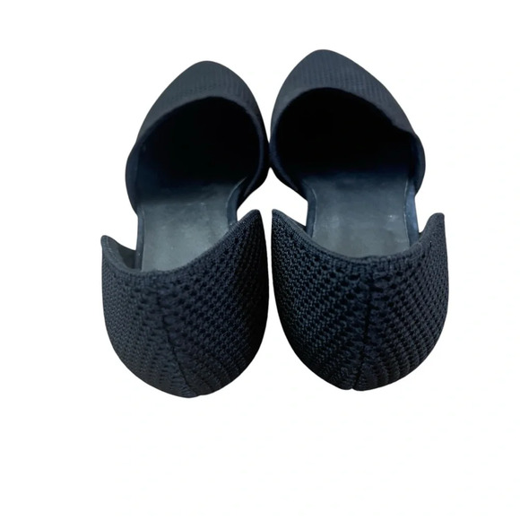 Eileen Fisher Hallo Black Stretch knit d’Orsay pump sz 7.5 - Picture 4 of 5